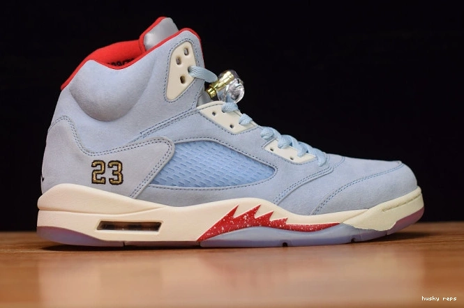 Rep Husky Ice Room Air CI1899-400 Trophy Jordan Blue 5 JSP x 0729